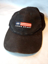 Guess Sport Cap Hat Black Vintage Snap Back one size  - $17.77