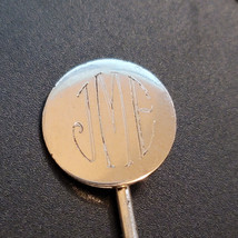 Vintage Sterling Monogram Stick Pin - £43.10 GBP