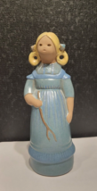 JIE Gantofta Blonde Girl In Blue Dress Figurine - $23.89