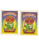 1986 Garbage Pail Kids Series 4 Cards 153a Jack O. Lantern / 153b Duncan... - £3.78 GBP