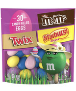 M&amp;M&#39;S, TWIX &amp; STARBURST Candy-Filled Easter Eggs Bag, 11.04 Oz, 30 Count... - £31.63 GBP