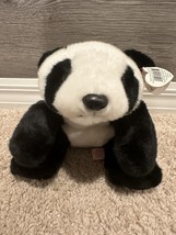 NWT Ty Beanie Buddy Peking The Panda Bear, Retired, 14&quot; Plush - $14.24