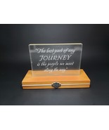 Harley Davidson Hallmark 8x5.5&quot; Plaque The Best of any JOURNEY - $240.75 MXN