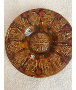 1971 VINTAGE Horoscope Astrology Zodiac Plate/ Ashtray Signed  Ceramic - $33.66