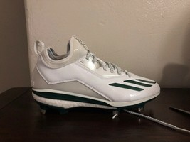 Adidas Energy Boost Icon 2.0 Metal Baseball Cleats White Green SZ 8 ( Q1... - £33.38 GBP