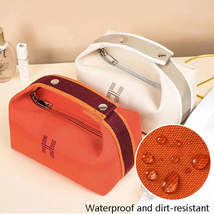 Fashionable Cosmetic Bag - Large-Capacity Waterproof Canvas Travel Makeup Pouch - £12.03 GBP