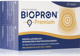 BIOPRON 9 Premium 60 capsules with probiotics-lactobacilli complex - £40.02 GBP