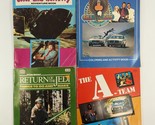 Coloring Activity Book LOT A-Team Knight Rider Fall Guy Star Wars Vtg 1983 - $33.85