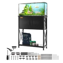 VEVOR Aquarium Stand, 20 Gallon Fish Tank Stand, 25.6 x 16.5 x 31.9 in Steel and - £145.23 GBP