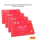 4x Miira-Cell+ Revoobit 24 Sachets Apple Stem Cell Nutrition Dietary Sup... - $4,354.93 MXN