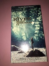 A River Runs Through It Brad Pitt Tom Skerritt VHS - £6.33 GBP
