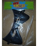 Super Emoji Black Felt Mask Kids Birthday Party Supplies 1 Per Package New - $2.95