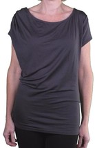 Bench Mujer Gris Querido Dar Cuerda Cuello Redondo Camisa Túnica Top Casual - $19.67