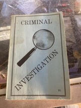 Criminal Investigation by U.S. Army Paperback 1973 Reprint of 1951 Original - £8.89 GBP