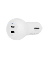 Monoprice 41989 MONOPRICE USB-C CAR CHARGER_ 45W 2-PORT PD WHITE_ POWER ... - $1,002.42 MXN