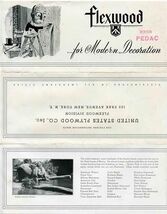 Flexwood for Modern Decoration Brochure United States Plywood Co 1930's - $17.82