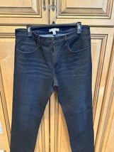 Men’s And Now This Blue Jeans Sz 32w 31L Dark Blue Stretch Straight - £14.47 GBP