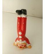 Vintage Clown Jester Figure Head Stand Acrobat Hand Painted Red Polka Dot - $154.39 MXN