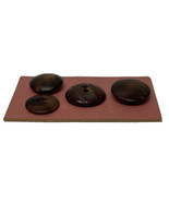 Vintage Marble Brown Plastic Buttons 4 Buttons - £11.60 GBP