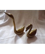 Vintage Brass Pair of Geese Swans Figurines - €21,10 EUR