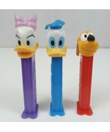 Vintage Lot Of 3 Disney Pez Dispensers Daisy Duck, Donald Duck, &amp; Pluto (A) - $13.52 CAD