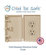 Child Be Safe Child and Pet Proof IVORY Wall Outlet Safety Cover Guard, ... - $236.25 MXN