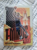 Anthony Edwards 2021-22 Donruss Optic #11 - T-Minus 3.2.1 - Timberwolves - £3.04 GBP