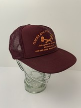 Vintage Trucker Hat MARSH AUCTION SERVICE Whitesburg TN Snapback Cap Exc... - $277.07 MXN