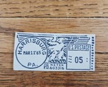 US Stamp Post Meter Cutout Harrisburg PA 1965 - £1.48 GBP