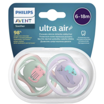 Avent Ultra Air Soother 6-18 Months Deco Mixed 2 Pack - £66.41 GBP