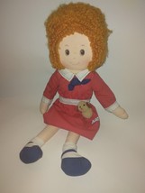 Little Orphan Annie Plush Stuffed  Doll Knickerbocker with Sandy 1982 - £13.54 GBP