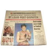 2002 Mar 25 St. Louis Post Dispatch Newspaper Academy Award Denzel Washi... - $16.99