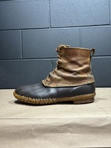 L.L. Bean Vintage Brown Leather Duck Muck Snow Rain Boots Men’s Sz 10 N - £35.35 GBP