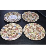 *READ Lot Of 4 Plates 1930&#39;s Empire Demitasse Set &#39;rosalie&#39; Pattern England - $42.03 CAD