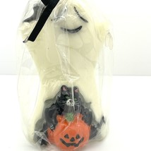 Halloween Candle Ghost Black Cat Bat And Pumpkin Decoration - £7.88 GBP