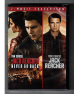 JACK REACHER 1 and 2: Never Go Back - Tom Cruise 2 Movie Collection, NEW... - $20.53 CAD