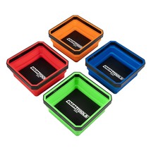 26052 Magnetic Foldable Tray, 4 Pack Collapsible Bowl Set For Small Parts And To - £41.69 GBP