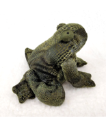 Russ Berrie Frog Plush Flemington Green Realistic Stuffed Animal Vtg 199... - £9.83 GBP