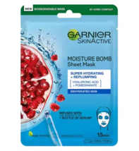 Garnier Skin Naturals Moisture Bomb Super Hydrating Tissue Face Mask 15 minutes - £6.65 GBP