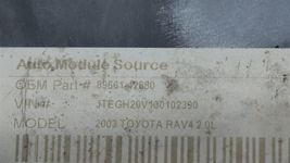 Toyota RAV4 Rav-4 Rav 4 ECM ECU Engine Control Module 89661-42880, 212000-0960 image 3