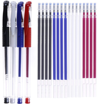 4 Colors Heat Erase Pens with 20 Pieces Heat Erasable Fabric Marking Fre... - £11.18 GBP