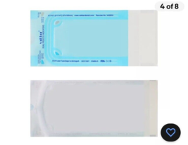 200 pcs 2.25&quot; x 5&quot; Self Sealing Sterilization Pouches Autoclave, Sterili... - $89.29 MXN