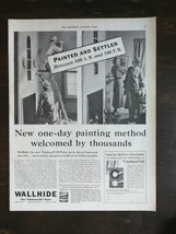 Vintage 1932 Wallhide Vitolized Oil Paint Full Page Original Ad 424 - $6.92