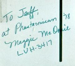 MAGGIE MCOMIE 1971 THX 1138 star autograph & color 5x10 photo - $24.99