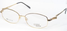 Vintage Ebm 1641 Ga Gold /OTHER Unique Eyeglasses 54-16-135 Germany w/ Crystals - $79.20