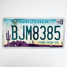 2018 United States Arizona Grand Canyon State Passenger License Plate BJM8385 - £12.63 GBP