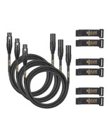 Black Pvc Jacket, Zinc Alloy Shell, Gold Plated 3-Pin Connectors, 10 Ft\... - $51.50 CAD