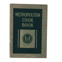 Vintage 1922 Metropolitan Cookbook Cook Book Life Insurance Advertising ... - £9.58 GBP