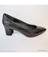 Rockport Cayleen Womens 10 M Black Croc Skin Block Heel Pumps NIB YR4 - $58.79