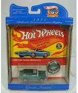 HOT WHEELS 30TH ANNIVERSARY 70 GREEN CLASSIC NOMAD METAL BUTTON REDLINE ... - $9.99